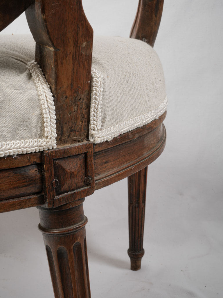 Artistic carved beechwood chair