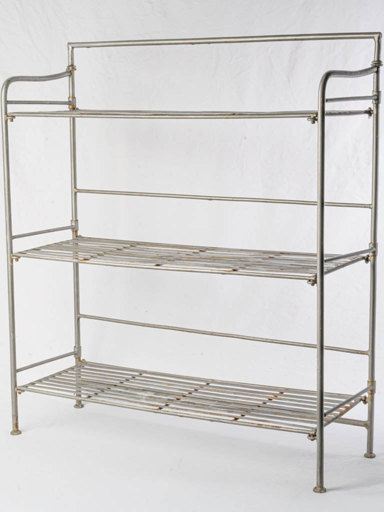 Timeworn rustic vintage baker's rack