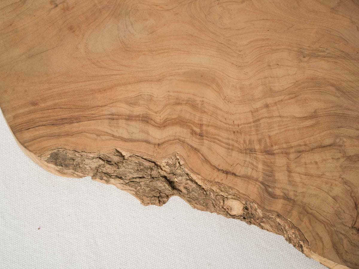Very Large Olive Wood Slab Live Edge Serving Board 45" x 26¾"