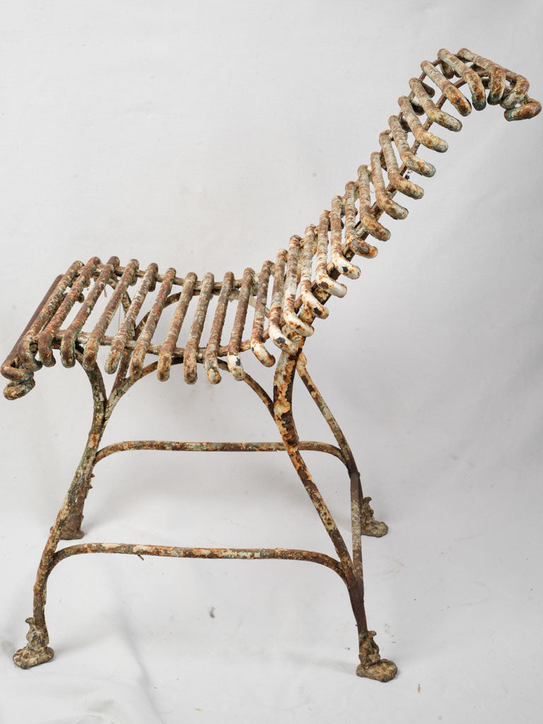 Sculptural lion paw feet chair