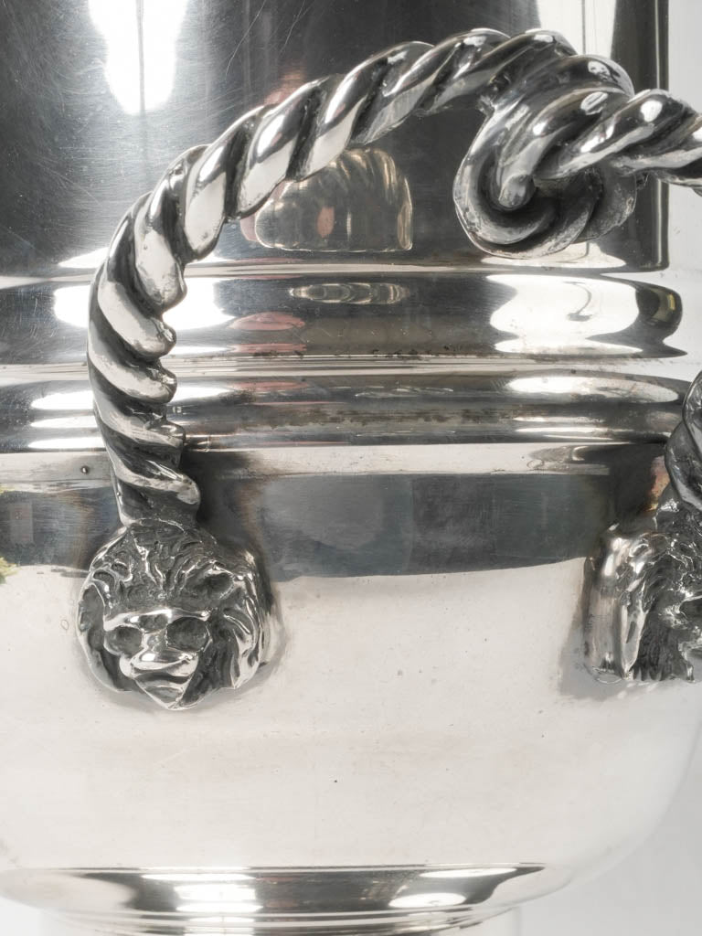 Antique silverplate wine cooler