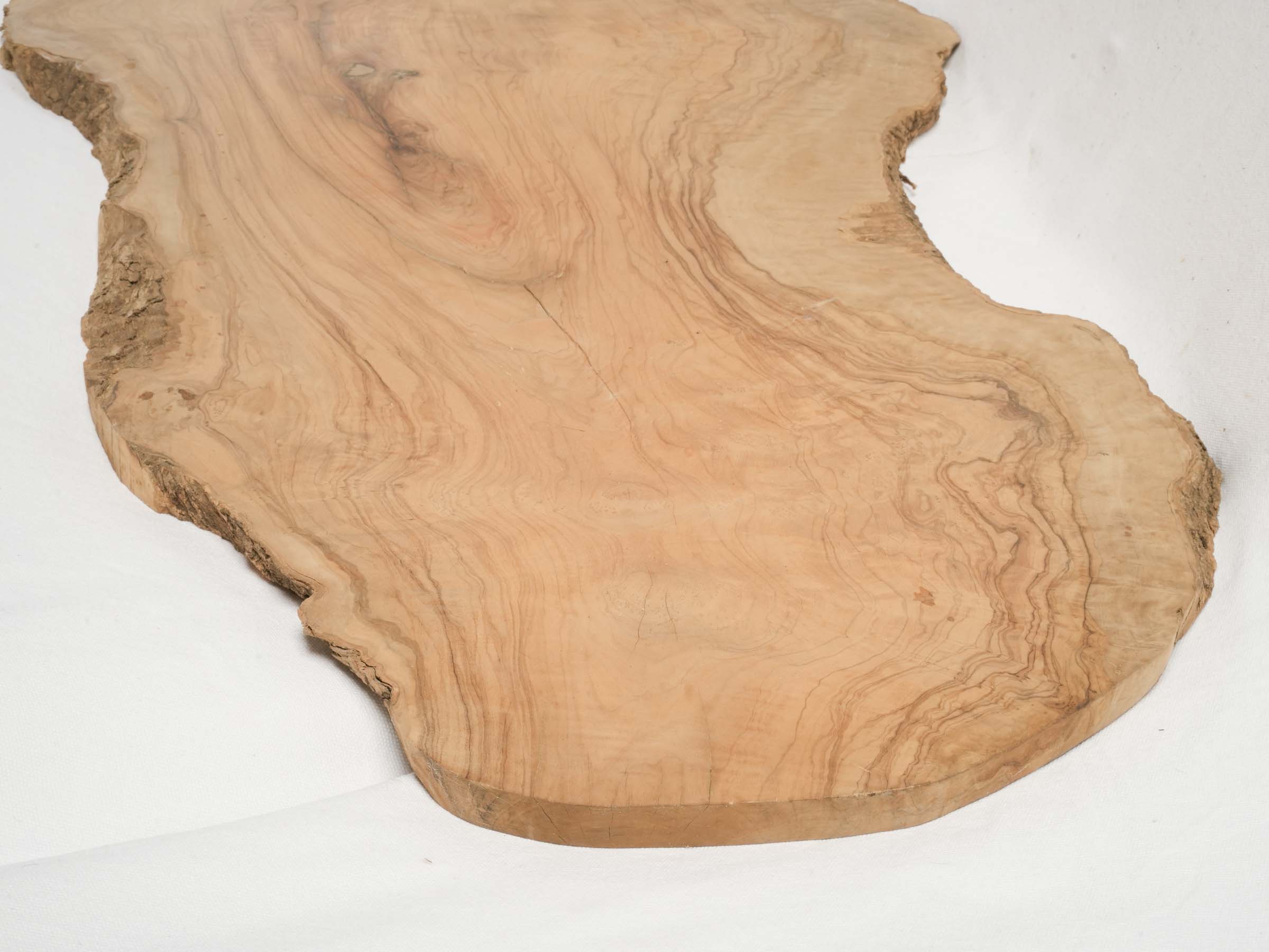 Very Large Olive Wood Slab Live Edge Serving Board 45" x 26¾"