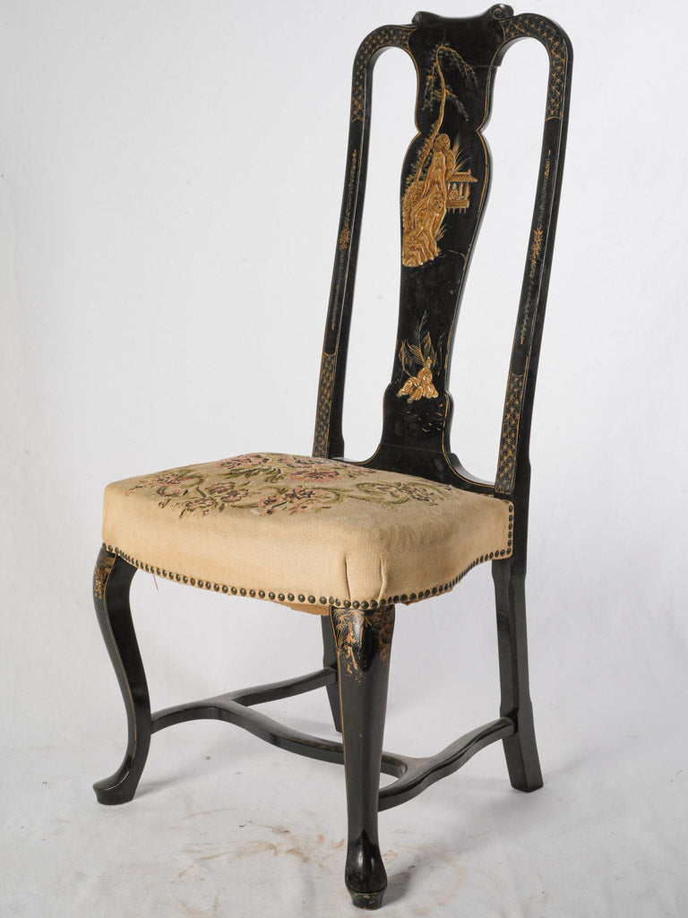 Dramatic European artistry dining furniture