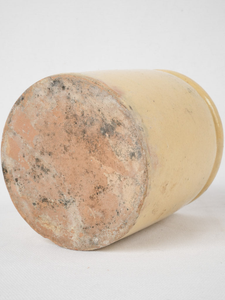 Country-style French ceramic marmalade pot