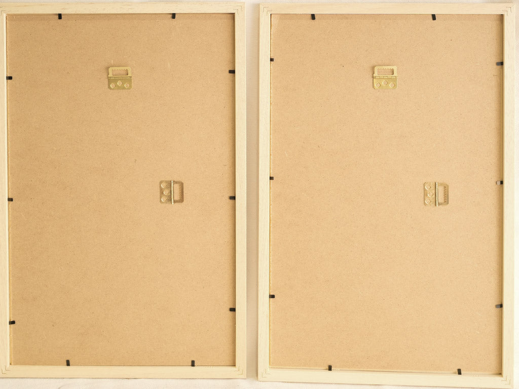Framed artisanal pressed flower panels