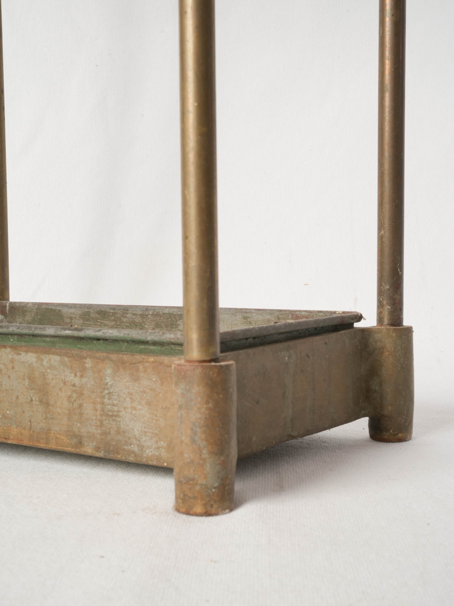 Brass Umbrella Stand with Removable Drip Tray