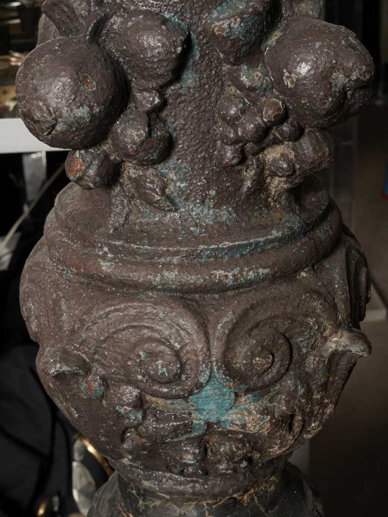 Timeless polychrome motif lampposts