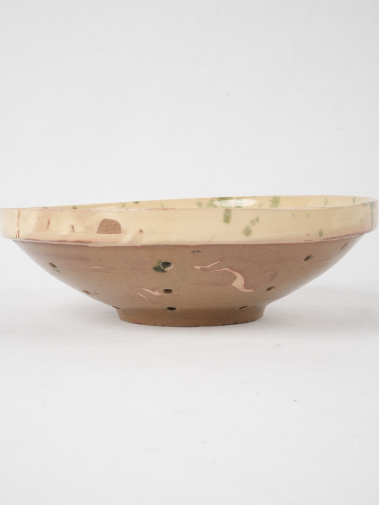 Early 20th-century collectible strainer dish