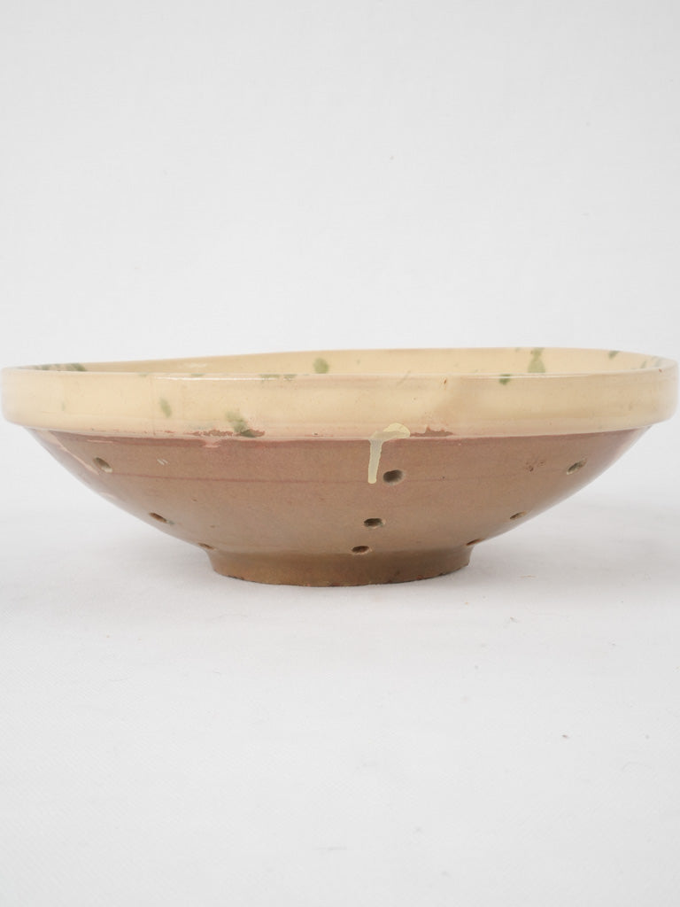 Traditional Vallauris fruit washing bowl