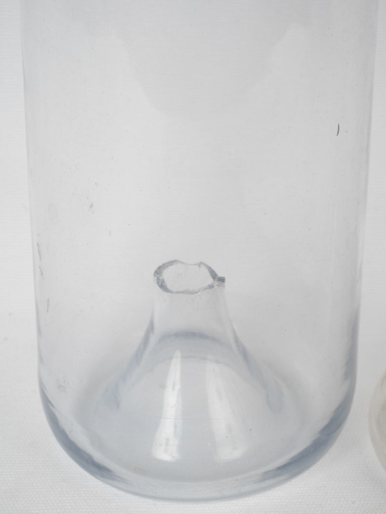 Charming blown glass Gobio gobio trap