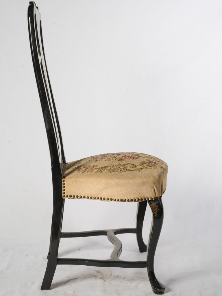 Glamorous 1970s vintage dining chairs