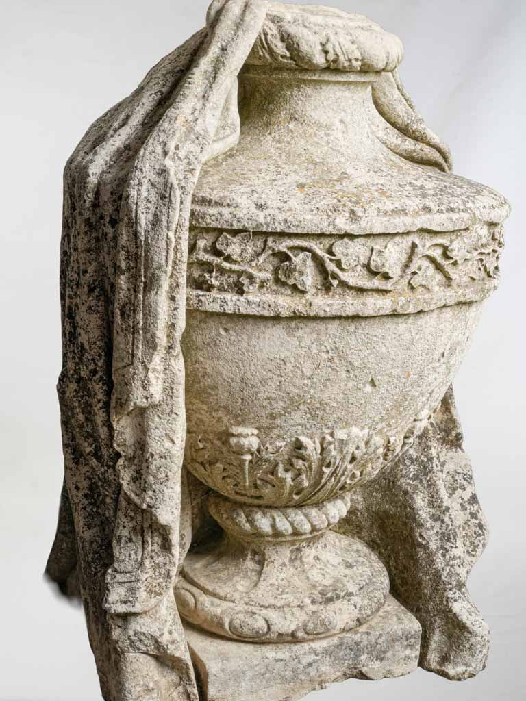 Elegant French stone vase  
