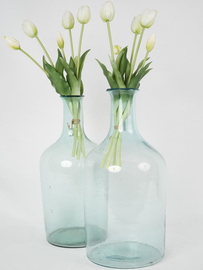 Traditional early 19th/20th-century plum alcohol bottles