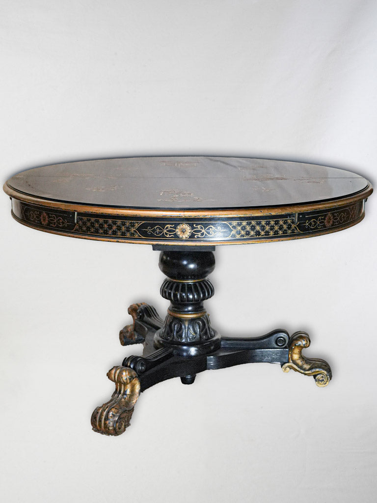 Rich floral tapestry dining chairs