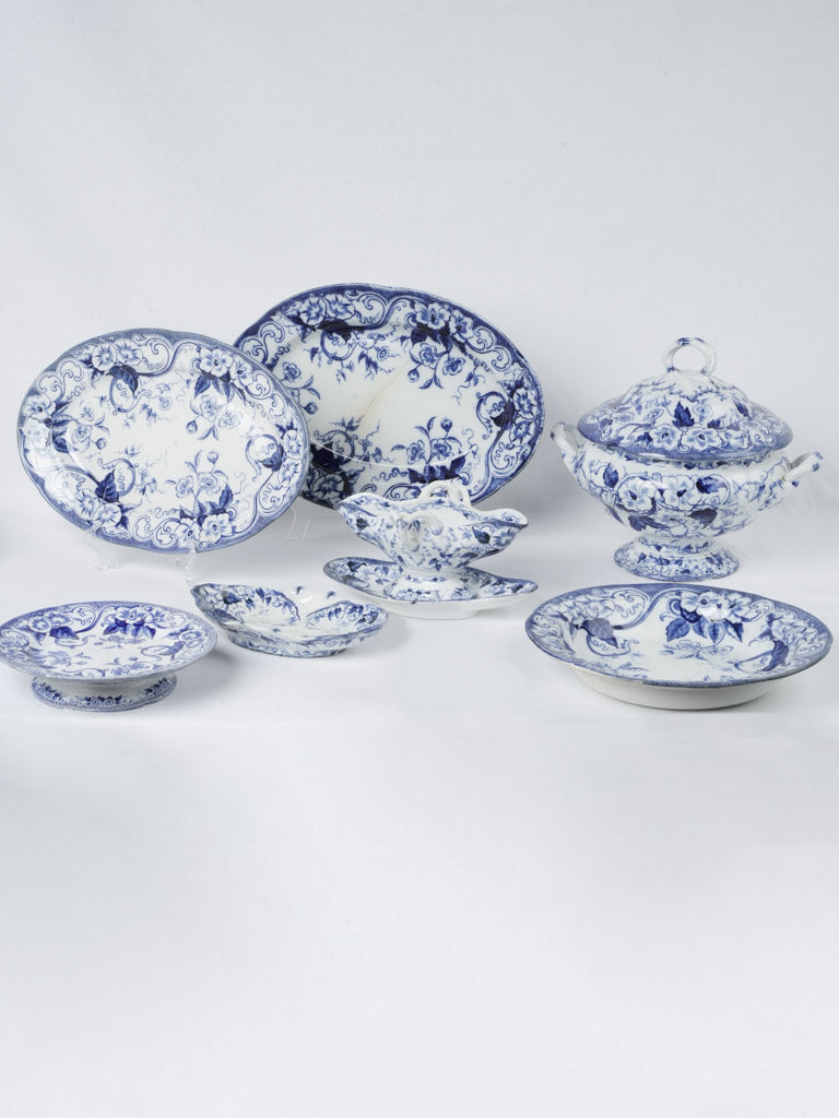 Elegant Flora Pattern Creil Collection