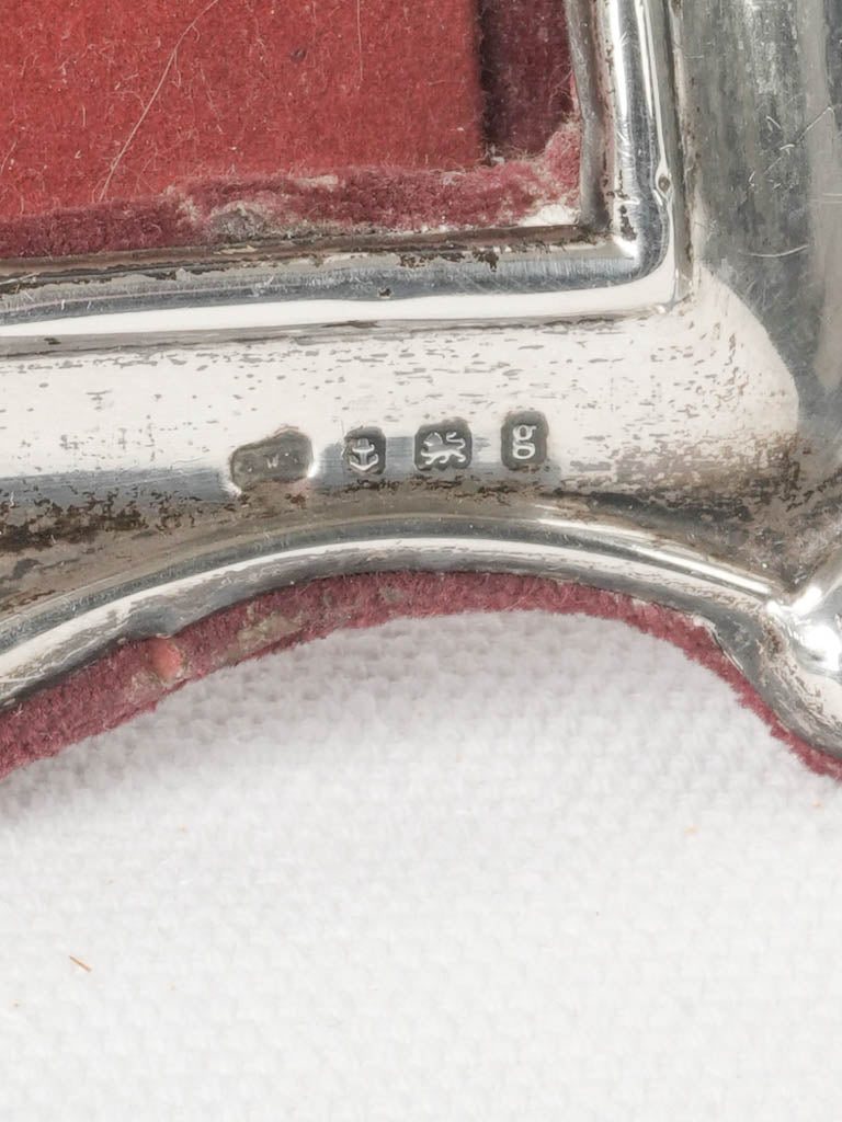 Reflective vintage silver frame decor