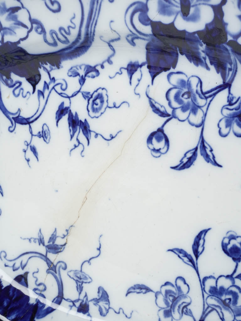 French Blue & White Oval Plates