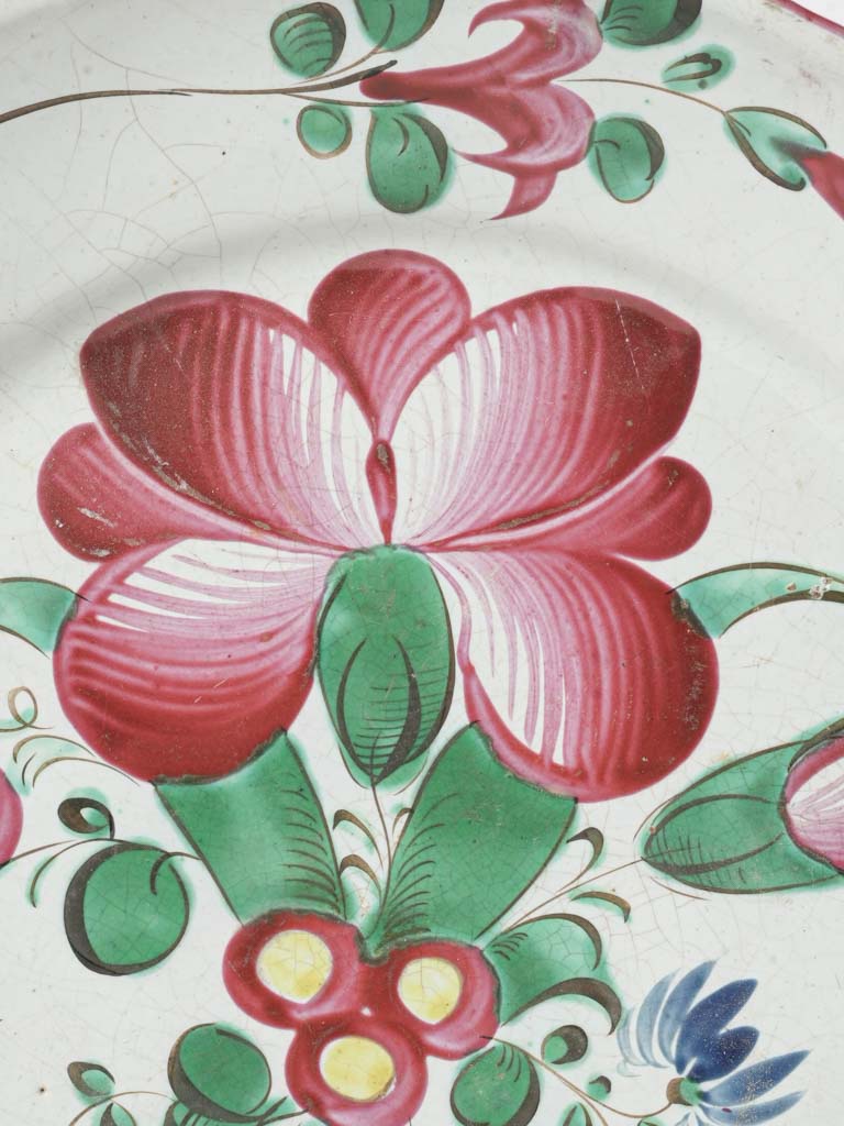 Glazed crackle provincial ceramic