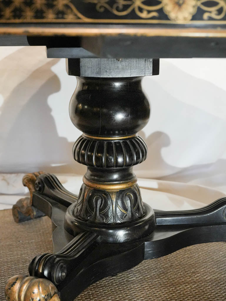 Luxurious vintage hand-painted dining set