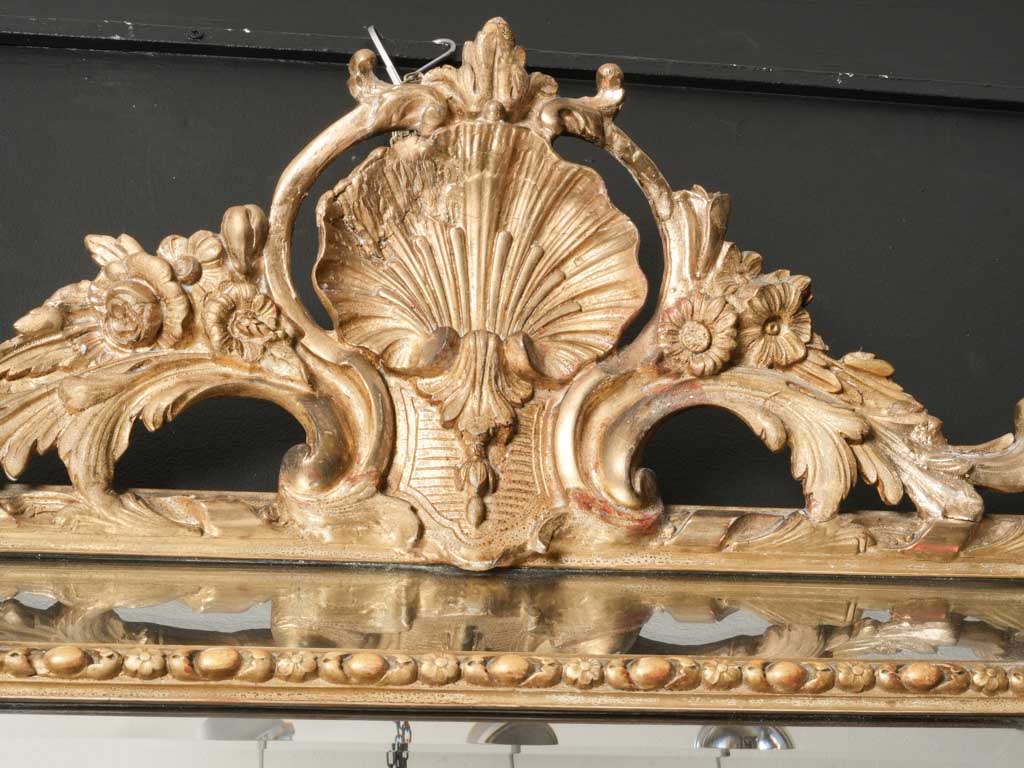 Classical gold mirror beveled panels
