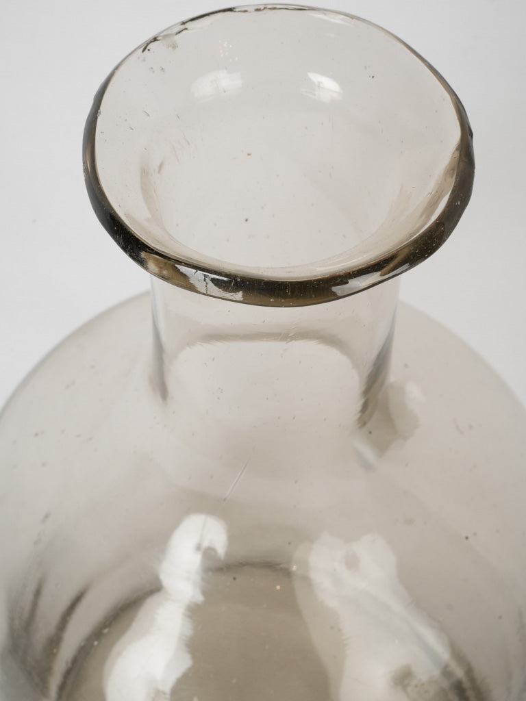 Antique, quetsche plum alcohol distillation bottle