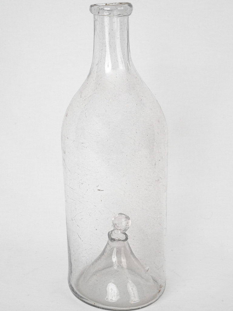 Antique blown glass fish trap