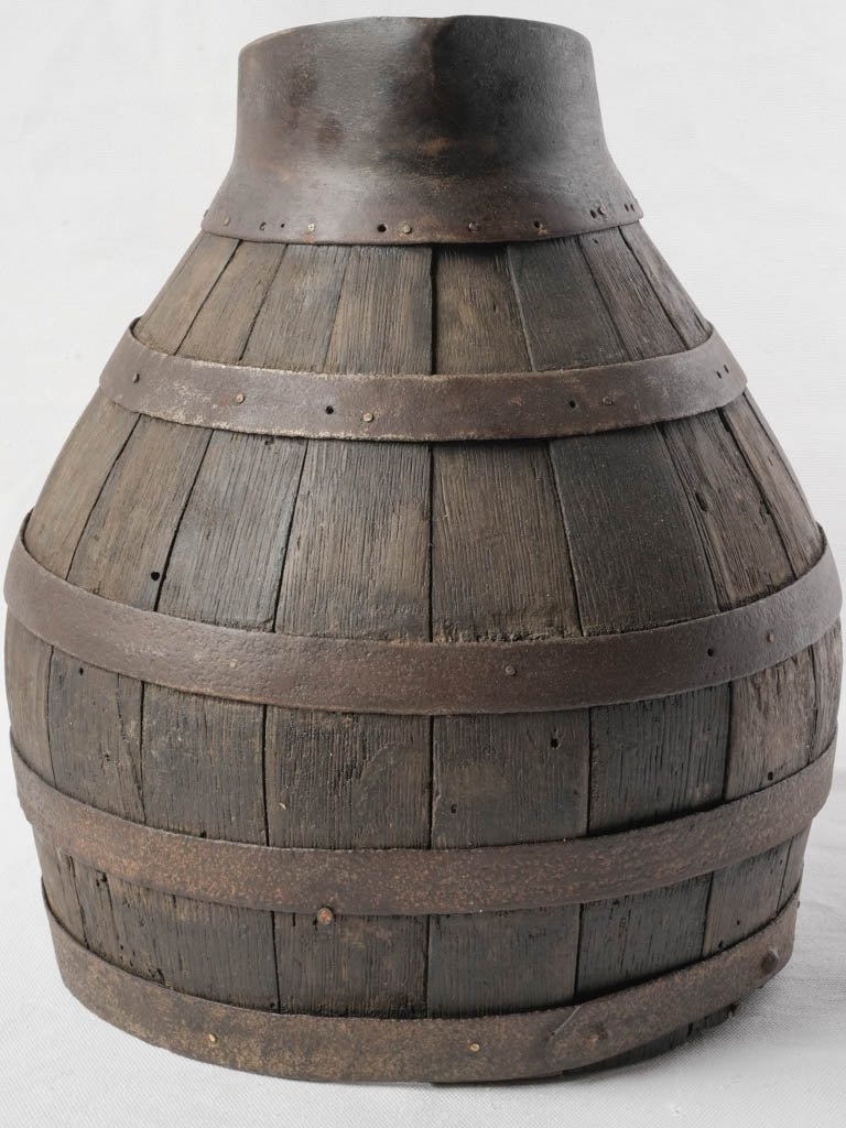 Charming vintage barrel-shaped pitcher
