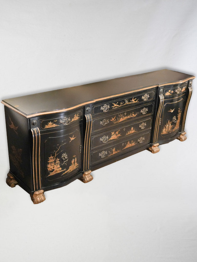 Vintage French Chinoiserie Sideboard