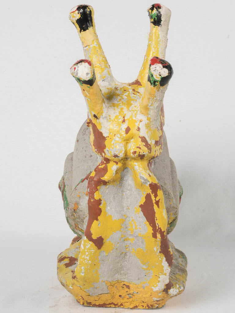 Weathered, Large-Scale French Garden Snail Sculpture
