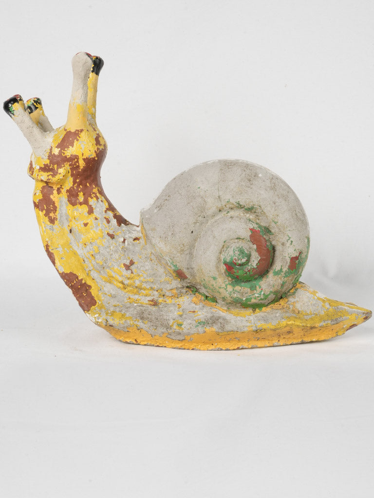 Patina, Mid-century French Concrete Snail Sculpture