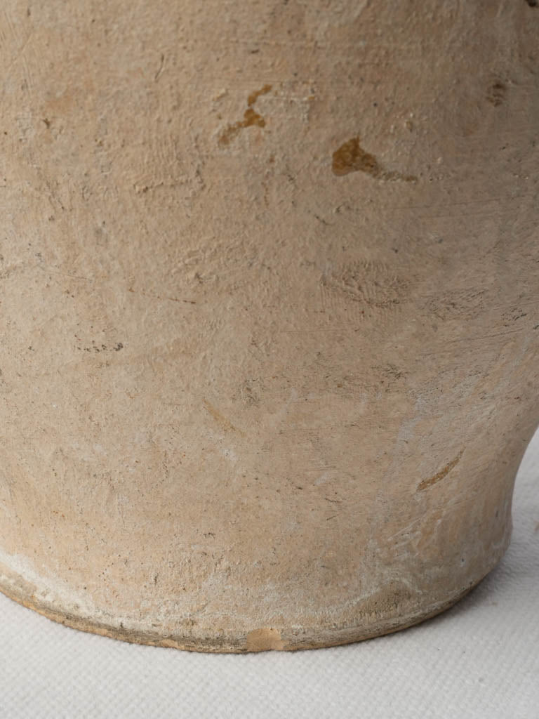 Hand-thrown buff clay water jug