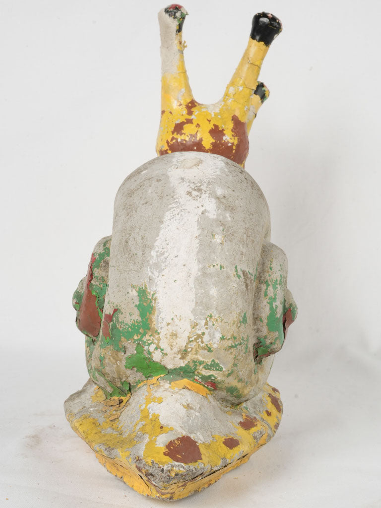 Textured, Mid-century French Outdoor Snail Ornament