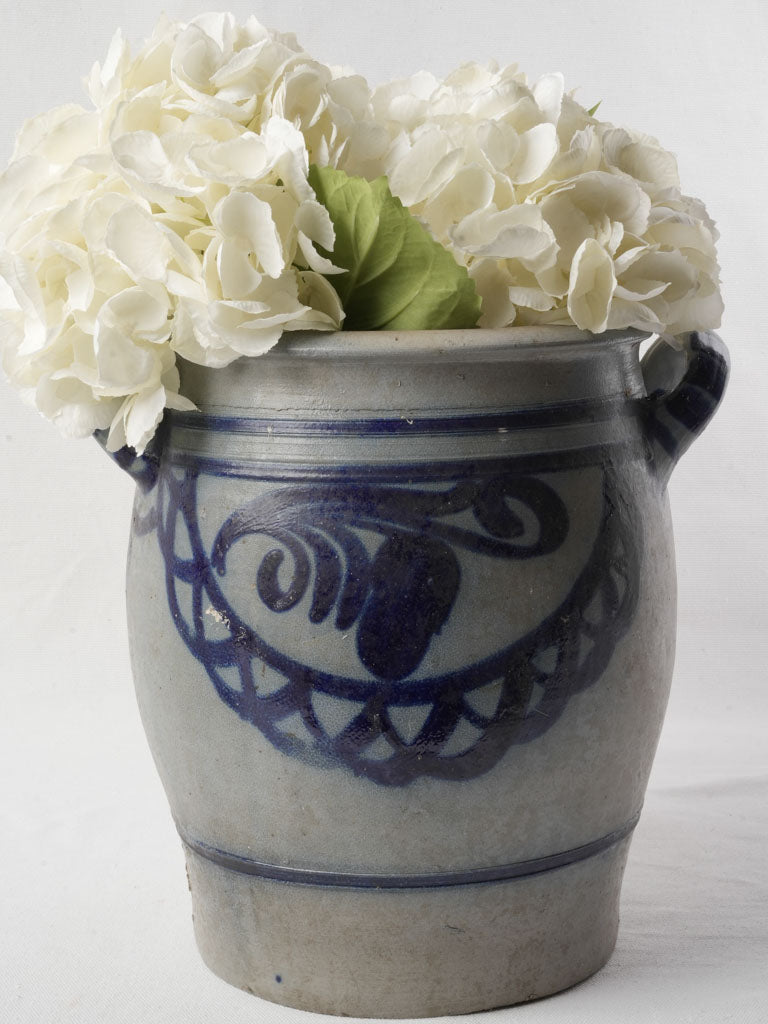 Vintage cobalt decorative ceramic jar