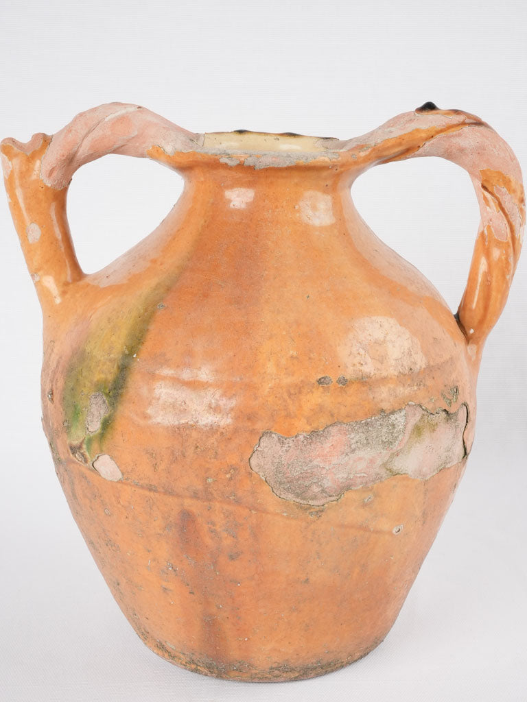 Charming twisted handle French pottery