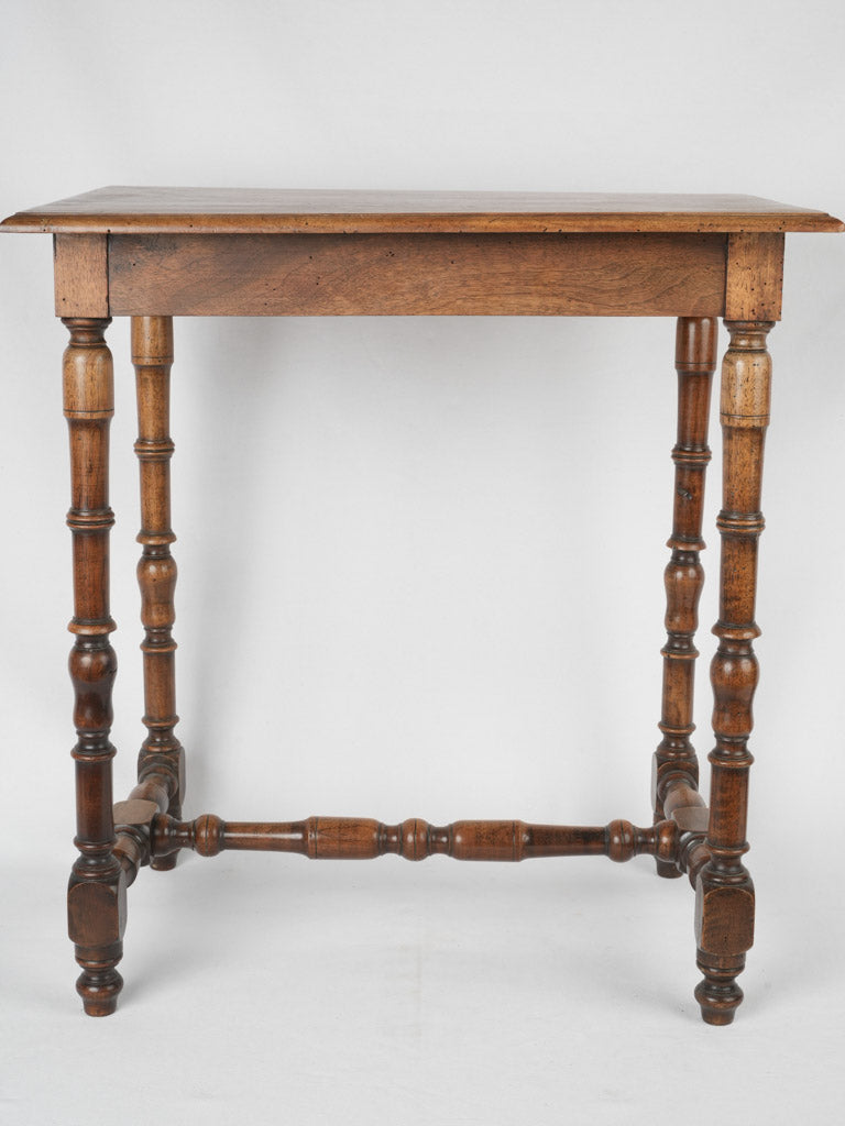 Charming compact walnut writing desk