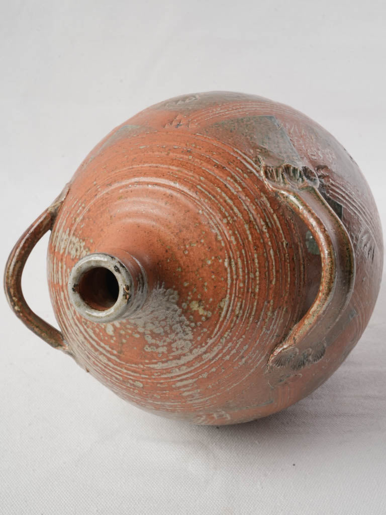 Studio-crafted artisanal ceramic vessel