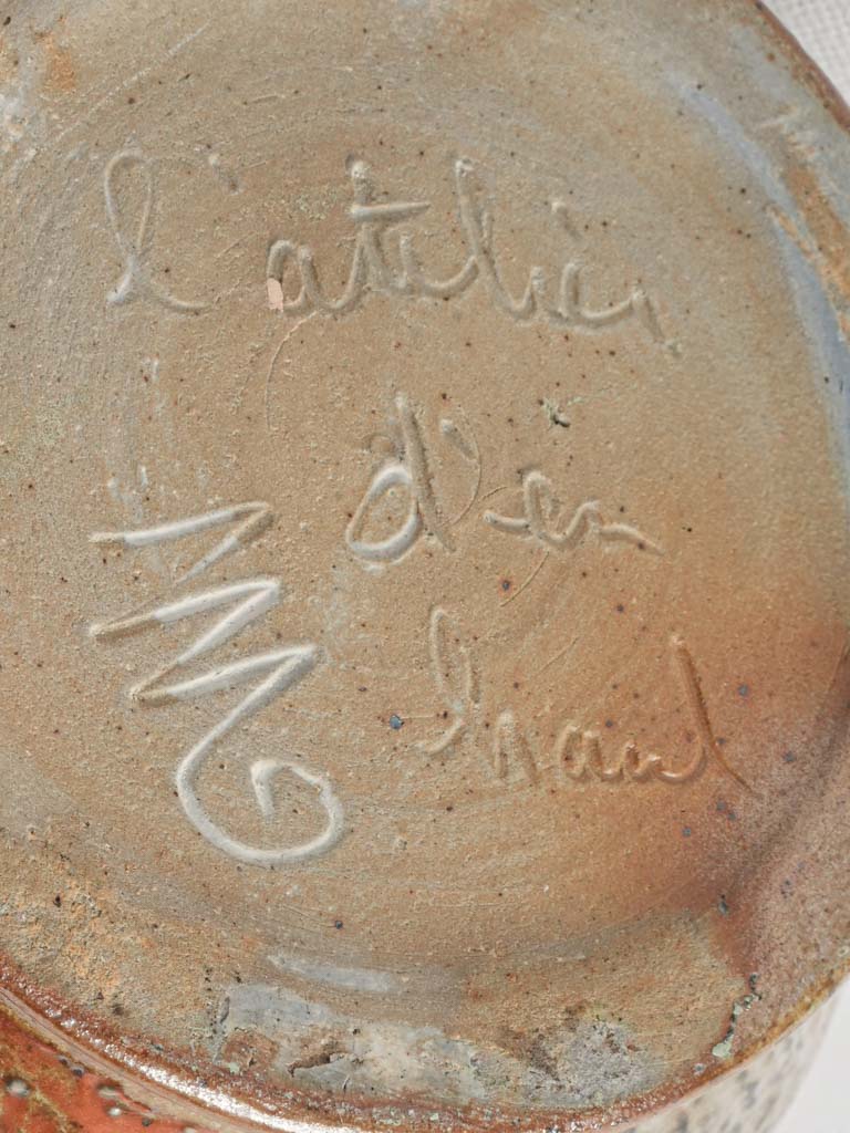 High-fired incised gourd jug