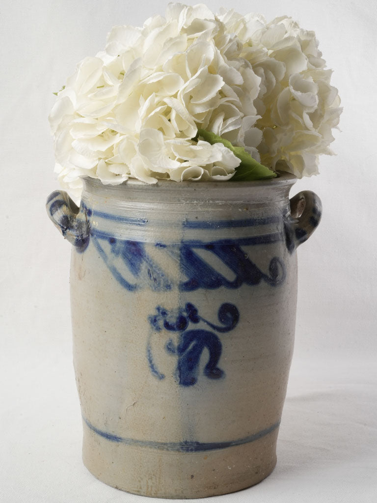 Vintage gray salt-glazed crockery