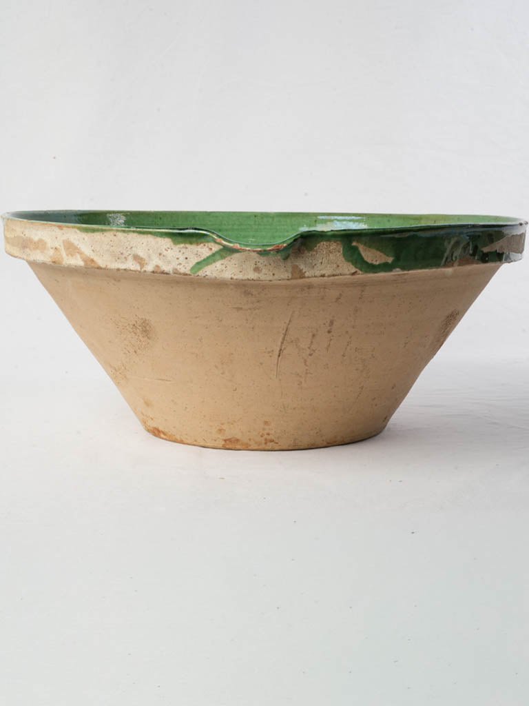 Unique hand-thrown Provençal basin