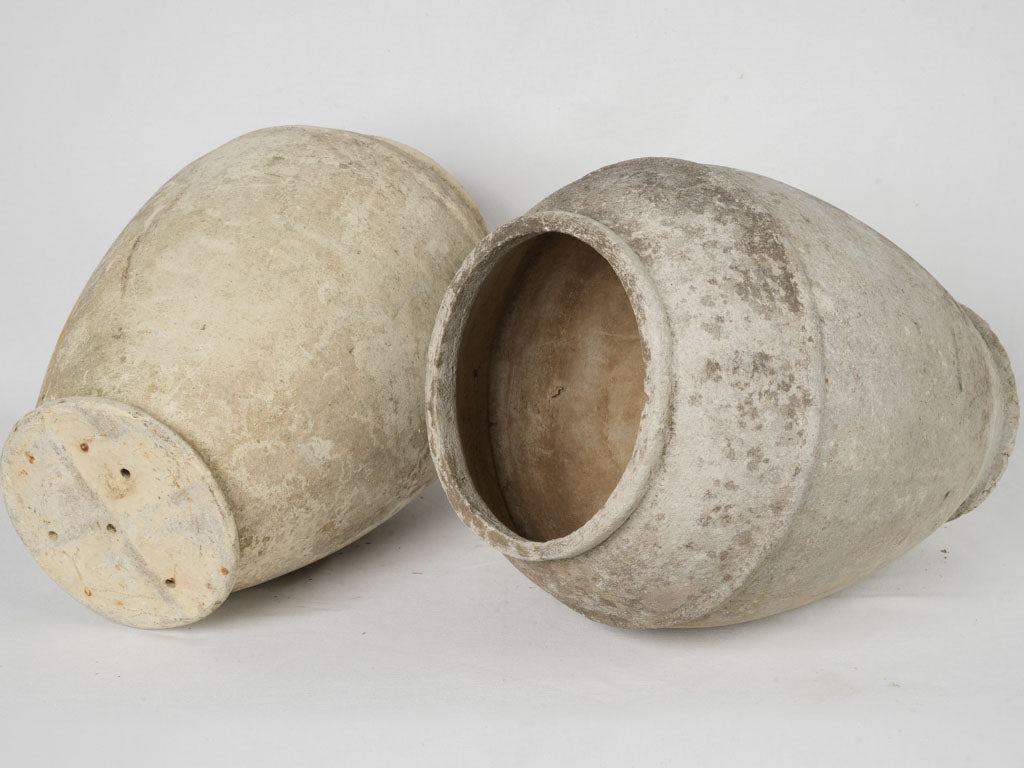 Rare, Sought-after, Swiss-designed, Weathered, Aged Textures, Mid-century, Garden Planters