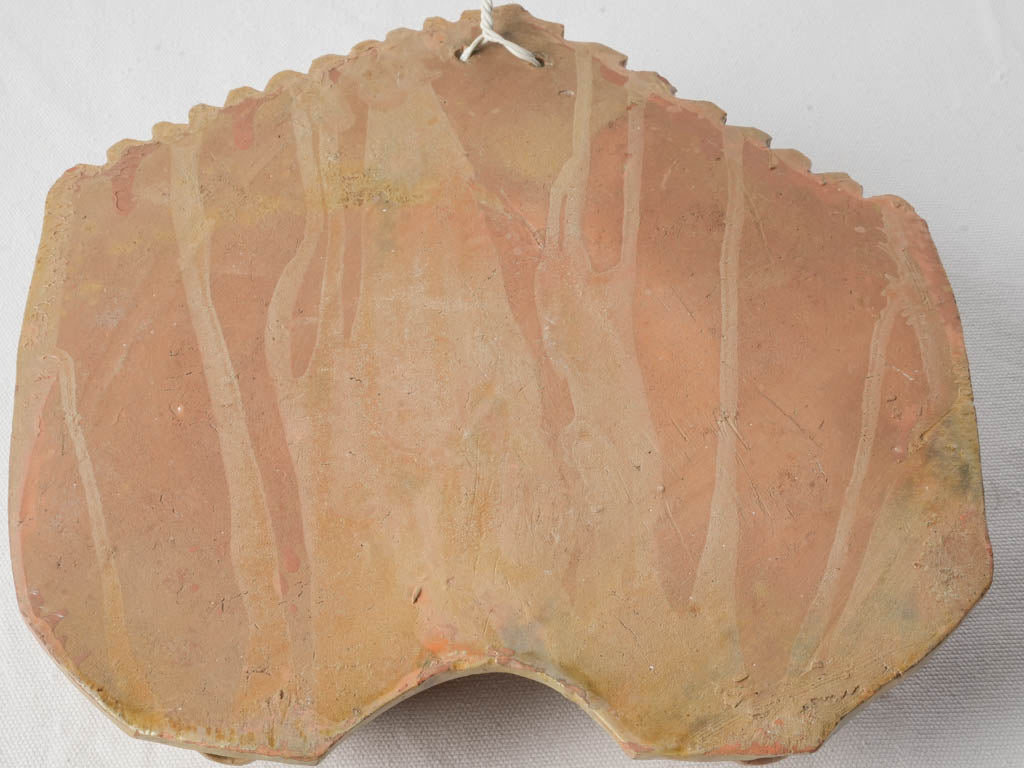 Early 20th-Century Terracotta Cutlery Strainer - 11½"