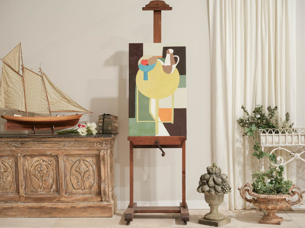 Vibrant abstract still life artwork