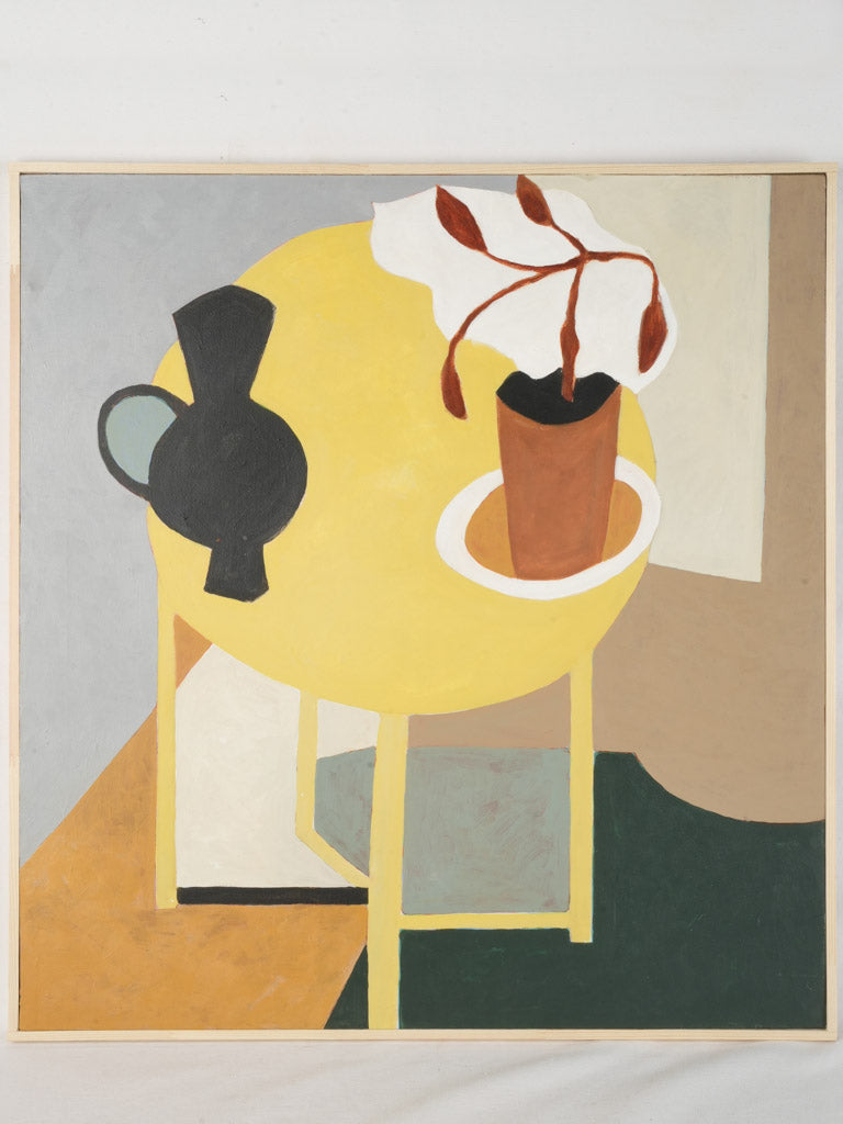 Large contemporary still life painting