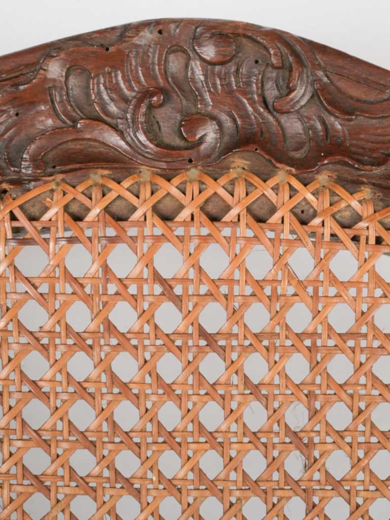 Classic 18th Century French walnut chairs
