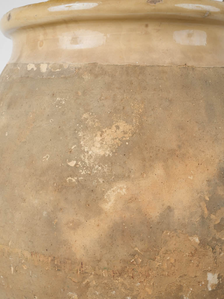 Aged glaze finished Castelnaudary pottery