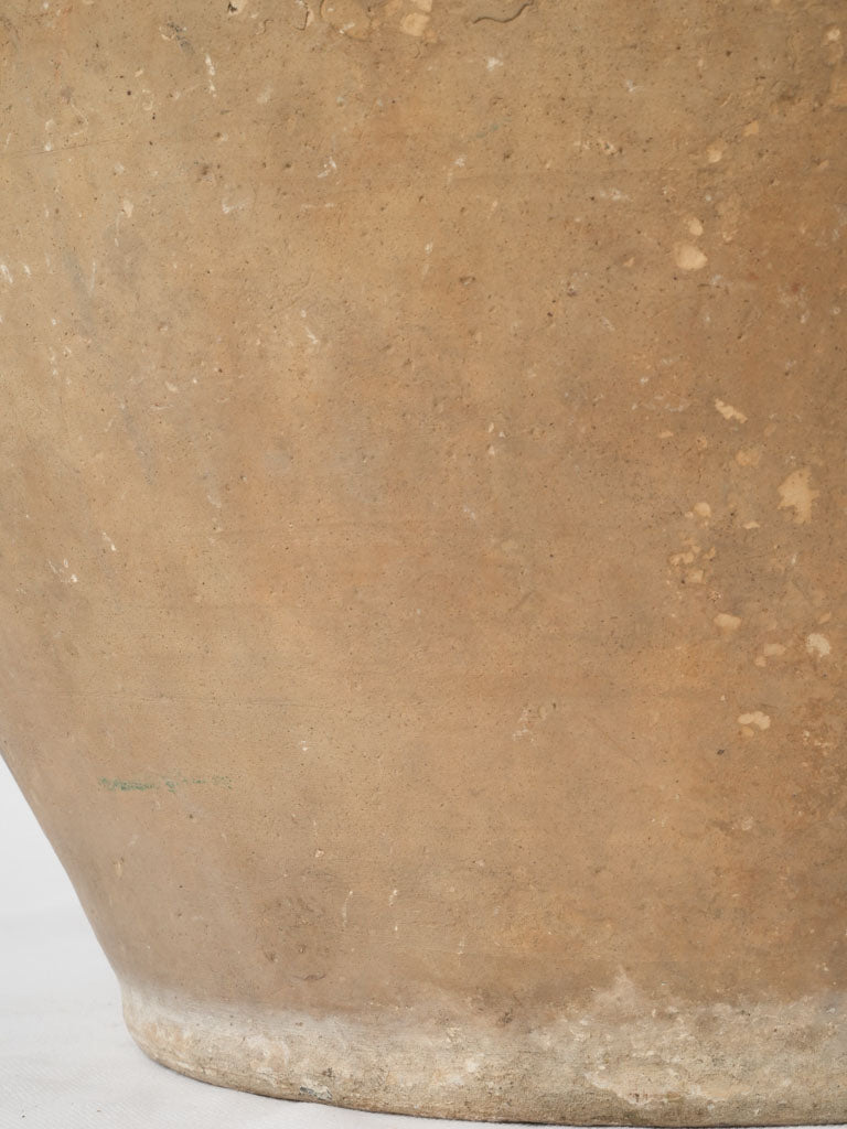 Traditional French provincial olive jar