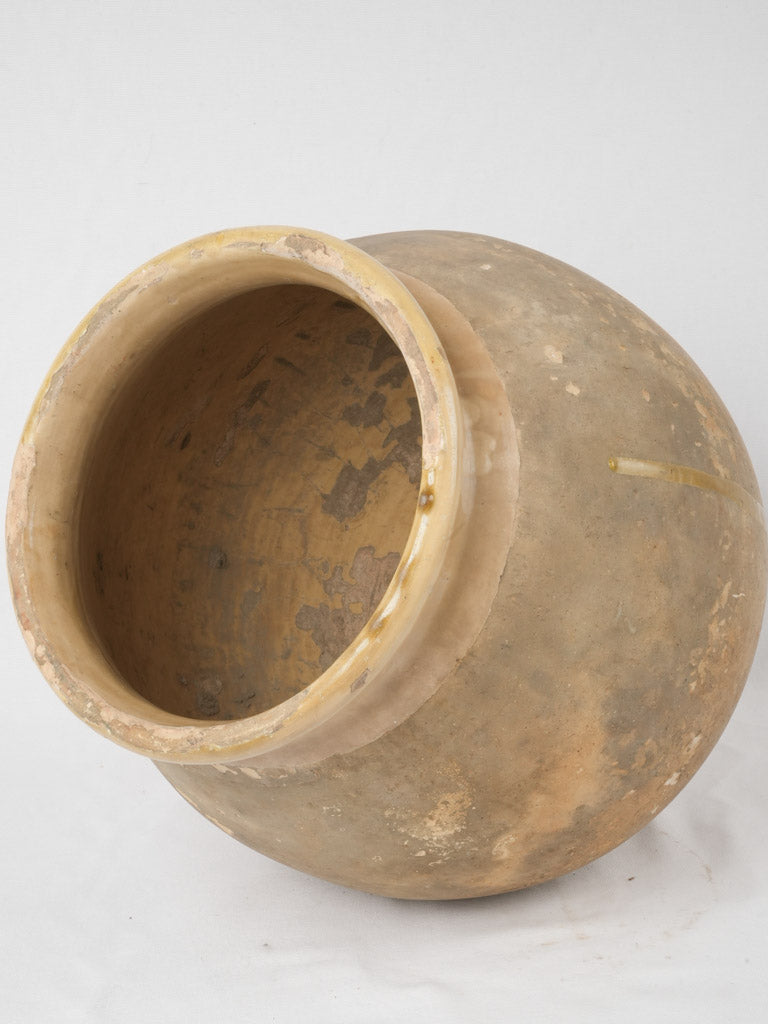 Historic French olive oil pot