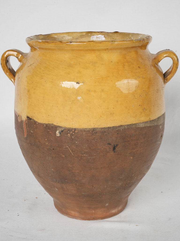 Vintage two-tone French Confit Pot