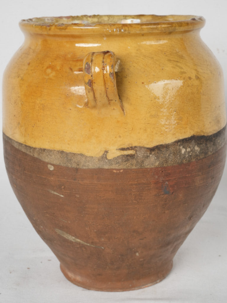 Handcrafted French terracotta Confit Pot