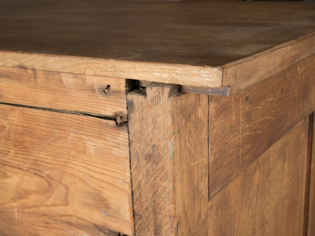 Large Late 19th-Century Oak Meuble de Métier / Bank of Drawers